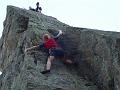 Laz on 5c route, L'Argentiere 3